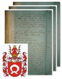 Przykładowe zdjęcie wywodu rodowitości szlacheckiej z 1802 roku, stron 3.jpg