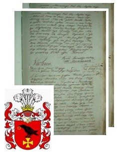 Przykładowe zdjęcie wywodu rodowitości szlacheckiej z 1802 roku, stron 2.jpg
