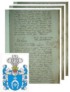 Przykładowe zdjęcie wywodu rodowitości szlacheckiej z 1801 roku, stron 3.jpg