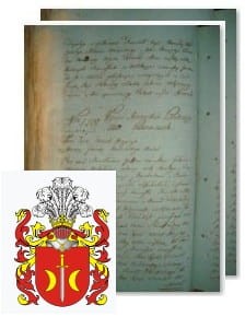 Przykładowe zdjęcie wywodu rodowitości szlacheckiej z 1802 roku, stron 2.jpg