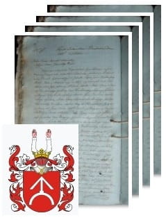 Przykładowe zdjęcie wywodu rodowitości szlacheckiej z 1816 roku, stron 4.jpg