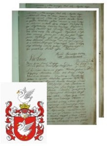 Borkoski herbu Łabędź 