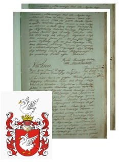 Przykładowe zdjęcie wywodu rodowitości szlacheckiej z 1802 roku, stron 2.jpg