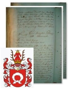 Przykładowe zdjęcie wywodu rodowitości szlacheckiej z 1802 roku, stron 2.jpg