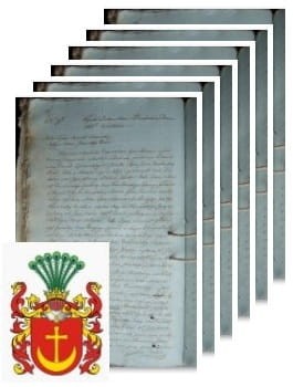 Przykładowe zdjęcie wywodu rodowitości szlacheckiej z 1810 roku, stron 6.jpg