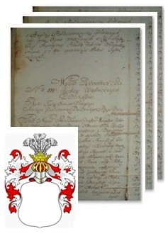 Przykładowe zdjęcie wywodu rodowitości szlacheckiej z 1801 roku, stron 3.jpg