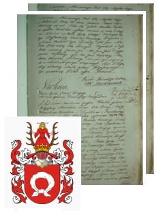 Przykładowe zdjęcie wywodu rodowitości szlacheckiej z 1802 roku, stron 2.jpg