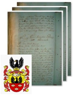 Przykładowe zdjęcie wywodu rodowitości szlacheckiej z 1802 roku, stron 3.jpg
