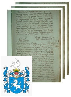 Przykładowe zdjęcie wywodu rodowitości szlacheckiej z 1802 roku, stron 3.jpg