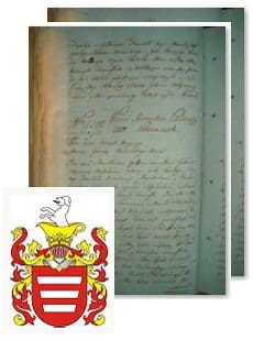 Przykładowe zdjęcie wywodu rodowitości szlacheckiej z 1802 roku, stron 2.jpg