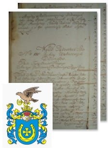 Przykładowe zdjęcie wywodu rodowitości szlacheckiej z 1802 roku, stron 2.jpg