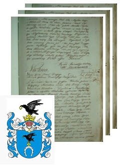 Przykładowe zdjęcie wywodu rodowitości szlacheckiej z 1802 roku, stron 3.jpg