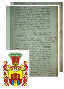 Przykładowe zdjęcie wywodu rodowitości szlacheckiej z 1802 roku, stron 2.jpg