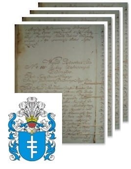Przykładowe zdjęcie wywodu rodowitości szlacheckiej z 1802 roku, stron 4.jpg