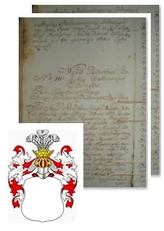 Przykładowe zdjęcie wywodu rodowitości szlacheckiej z 1802 roku, stron 2.jpg