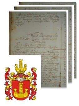 Przykładowe zdjęcie wywodu rodowitości szlacheckiej z 1802 roku, stron 3.jpg