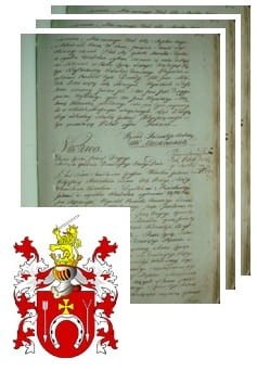 Przykładowe zdjęcie wywodu rodowitości szlacheckiej z 1802 roku, stron 3.jpg