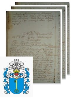 Przykładowe zdjęcie wywodu rodowitości szlacheckiej z 1802 roku, stron 3.jpg
