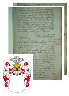 Przykładowe zdjęcie wywodu rodowitości szlacheckiej z 1802 roku, stron 2.jpg