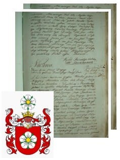 Przykładowe zdjęcie wywodu rodowitości szlacheckiej z 1802 roku, stron 2.jpg