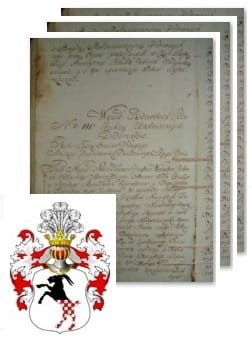 Przykładowe zdjęcie wywodu rodowitości szlacheckiej z 1802 roku, stron 3.jpg