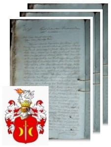 Przykładowe zdjęcie wywodu rodowitości szlacheckiej z 1816 roku, stron 3.jpg