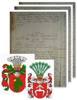 Przykładowe zdjęcie wywodu rodowitości szlacheckiej z 1802 roku, stron 3.jpg