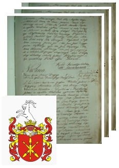 Przykładowe zdjęcie wywodu rodowitości szlacheckiej z 1802 roku, stron 3.jpg