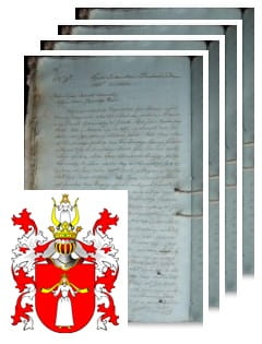 Przykładowe zdjęcie wywodu rodowitości szlacheckiej z 1813 roku, stron 4.jpg