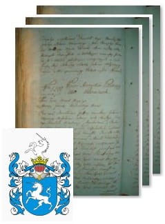 Przykładowe zdjęcie wywodu rodowitości szlacheckiej z 1802 roku, stron 3.jpg