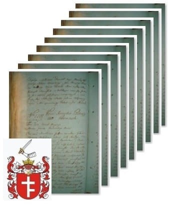 Przykładowe zdjęcie wywodu rodowitości szlacheckiej z 1802 roku, stron 12.jpg