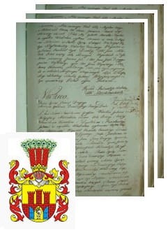 Przykładowe zdjęcie wywodu rodowitości szlacheckiej z 1802 roku, stron 3.jpg