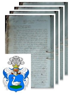 Przykładowe zdjęcie wywodu rodowitości szlacheckiej z 1812 roku, stron 4.jpg
