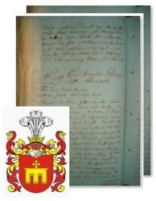 Przykładowe zdjęcie wywodu rodowitości szlacheckiej z 1802 roku, stron 2.jpg