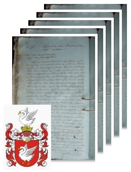 Przykładowe zdjęcie wywodu rodowitości szlacheckiej z 1807 roku, stron 5.jpg