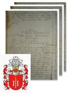 Peszyński herbu Cholewa 