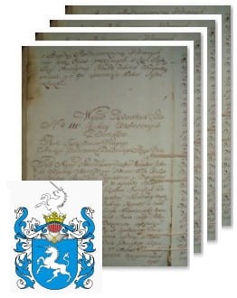 Przykładowe zdjęcie wywodu rodowitości szlacheckiej z 1802 roku, stron 4.jpg