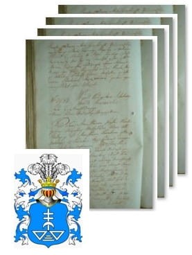 Przykładowe zdjęcie wywodu rodowitości szlacheckiej z 1802 roku, str. 4.jpg