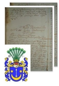 Przykładowe zdjęcie wywodu rodowitości szlacheckiej z 1802 roku, stron 2.jpg
