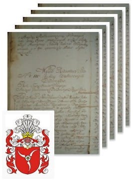 Przykładowe zdjęcie wywodu rodowitości szlacheckiej z 1802 roku, stron 5.jpg