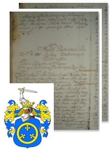 Przykładowe zdjęcie wywodu rodowitości szlacheckiej z 1802 roku, stron 2.jpg