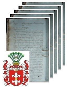 Przykładowe zdjęcie wywodu rodowitości szlacheckiej z 1814 roku, stron 5.jpg