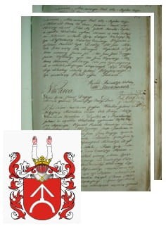 Przykładowe zdjęcie wywodu rodowitości szlacheckiej z 1802 roku, stron 2.jpg