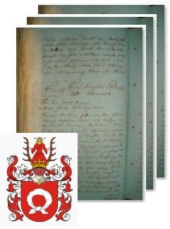 Przykładowe zdjęcie wywodu rodowitości szlacheckiej z 1802 roku, stron 3.jpg