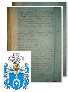 Przykładowe zdjęcie wywodu rodowitości szlacheckiej z 1802 roku, stron 2.jpg