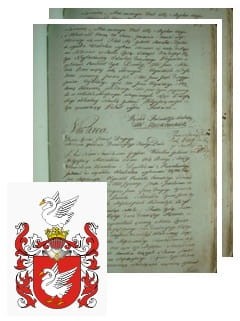 Przykładowe zdjęcie wywodu rodowitości szlacheckiej z 1802 roku, stron 2.jpg