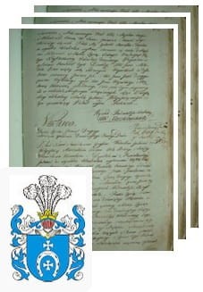 Przykładowe zdjęcie wywodu rodowitości szlacheckiej z 1802 roku, stron 3.jpg