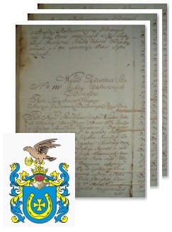 Przykładowe zdjęcie wywodu rodowitości szlacheckiej z 1802 roku, stron 3.jpg