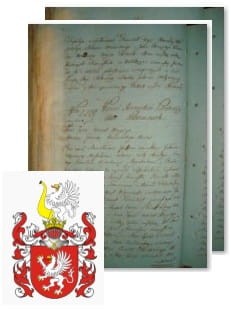 Przykładowe zdjęcie wywodu rodowitości szlacheckiej z 1802 roku, stron 2.jpg