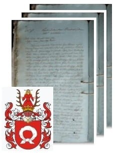 Przykładowe zdjęcie wywodu rodowitości szlacheckiej z 1805 roku, stron 3.jpg